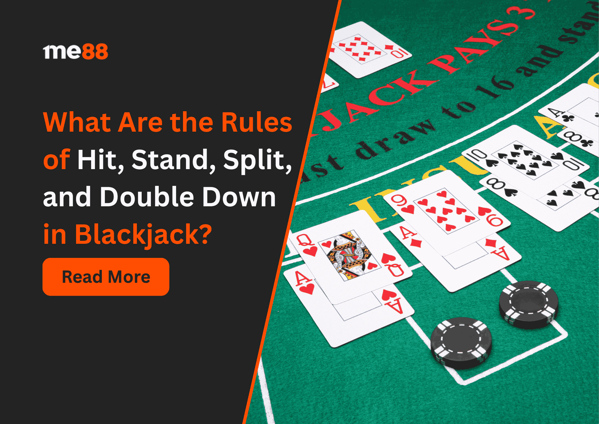 What Are the Rules of Hit, Stand, Split, and Double Down in Blackjack?